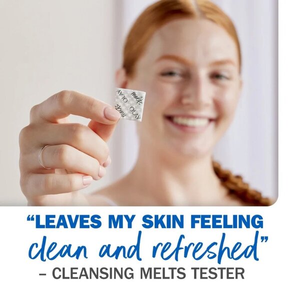 Olay Cleansing Melts with Retinol, 32ct – Water-Activated Face Cleanser - Picture 5 of 5